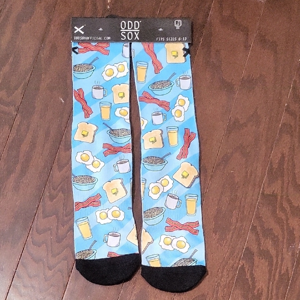Odd Sox Breakfast Design Casual Socks